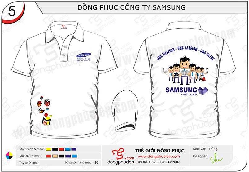 Áo đồng phục công ty Samsung