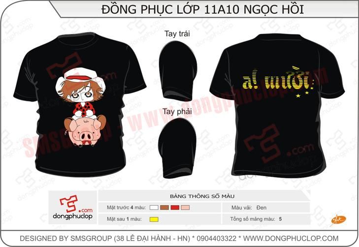 Áo đồng phục đẹp 11A10 Ngọc Hồi – Hà Nội