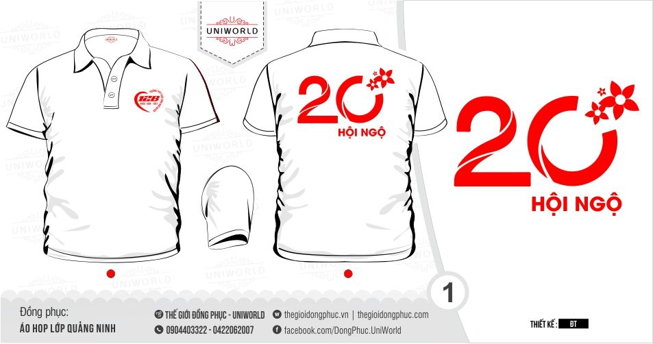 Áo họp lớp 12A8 Quảng Ninh