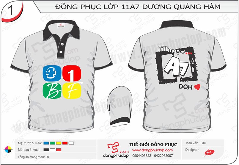 Áo đồng phục lớp 11A7 Dương Quảng Hàm HY