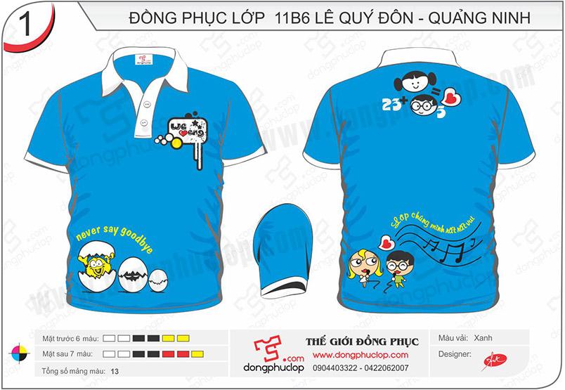 Áo đồng phục lớp 11B6 Lê Quý Đôn QN