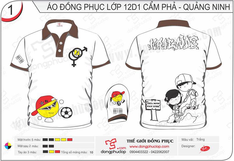 Áo đồng phục lớp 12D1 Cẩm Phả – Quảng Ninh