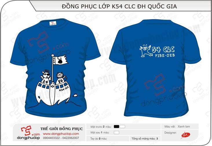 Áo đồng phục lớp k54 CLC ĐH Quốc Gia