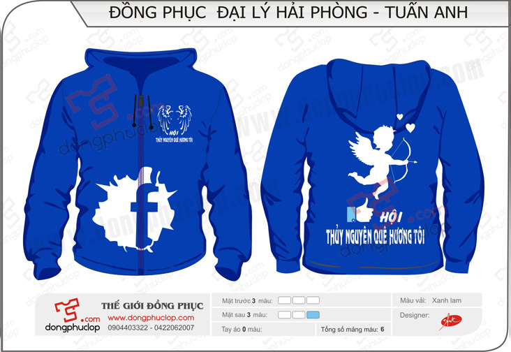Áo khoác nỉ hội Thủy Nguyên – Hải Phòng