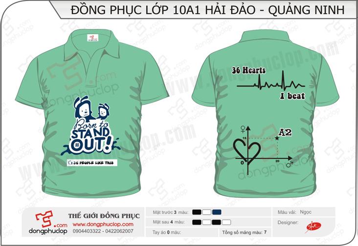 Áo lớp 10A1 Hải Đảo – Quảng Ninh