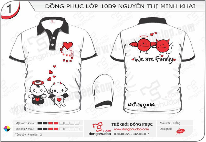 Đồng phục lớp 10B9 Nguyễn Thị Minh Khai