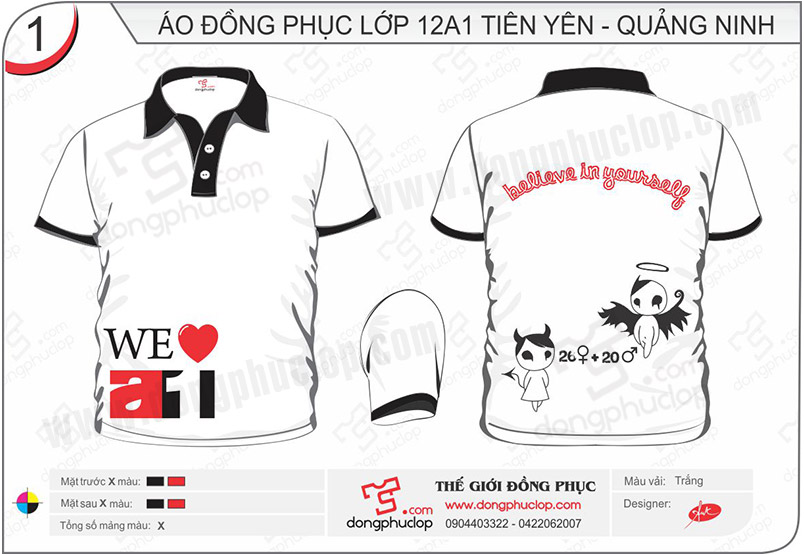 Đồng phục lớp 12A1 Tiên Yên – Quảng Ninh