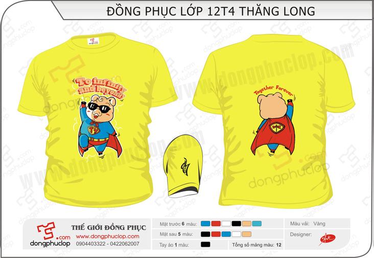 Đồng phục lớp 12T4 Thăng Long