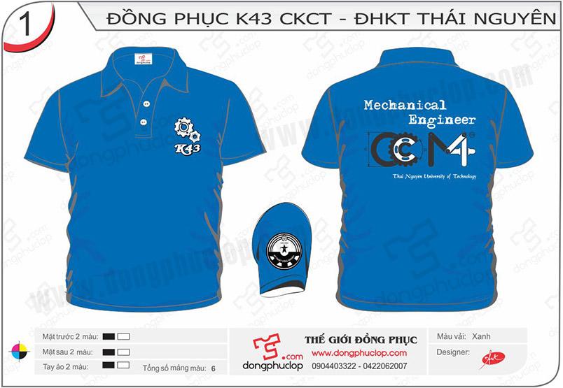 Đồng phục lớp K43 CKCT ĐHKT Thái Nguyên