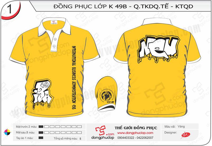 Đồng phục lớp K49B QTKD ĐH KTQD
