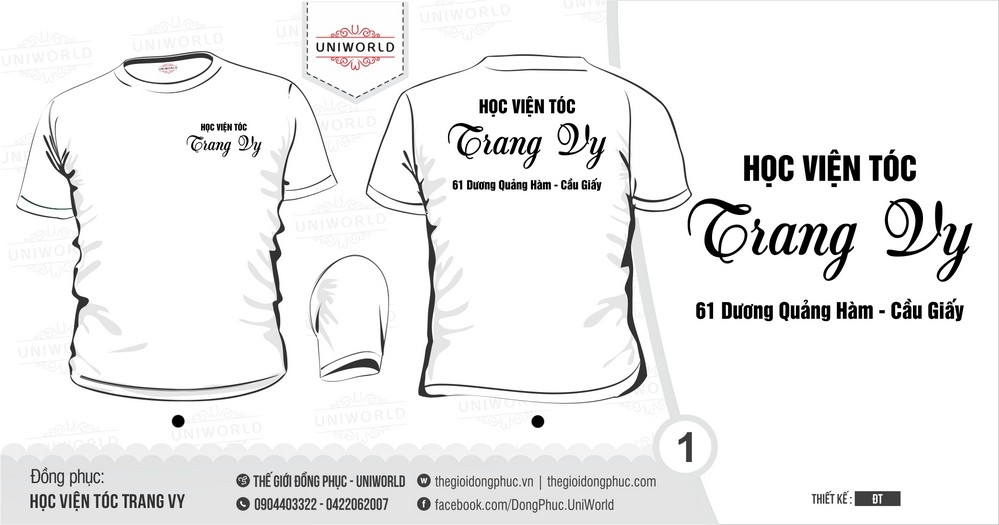 Đồng Phục học viện tóc Trang Vy
