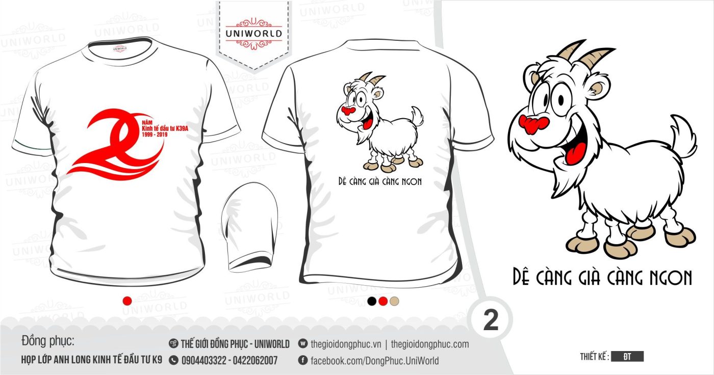 Áo họp lớp Kinh Tế Đầu Tư K9 - Mặt sau