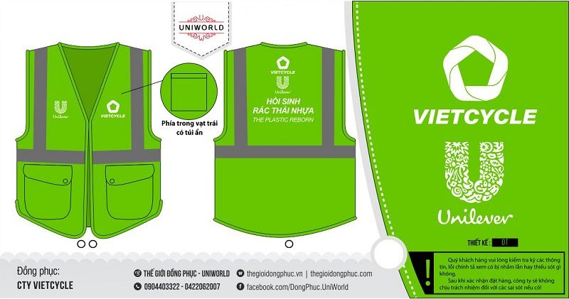 Đồng phục bảo hộ công ty Vietcycle