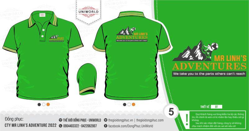 Áo phông đồng phục Mr Linh Adventures 2022