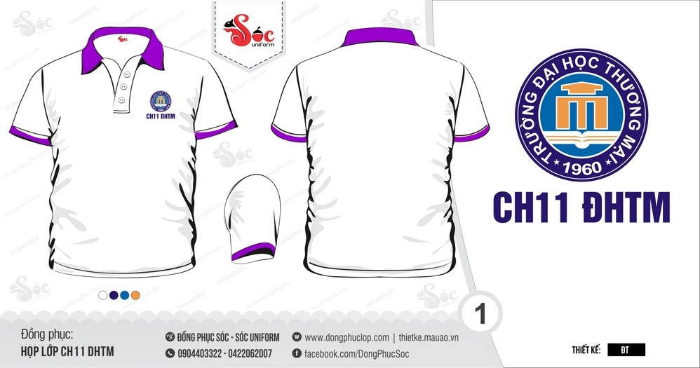 Áo họp lớp CH11 Đại Học Thương Mại