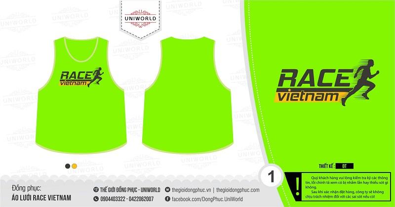 Mẫu áo lưới Race Việt Nam
