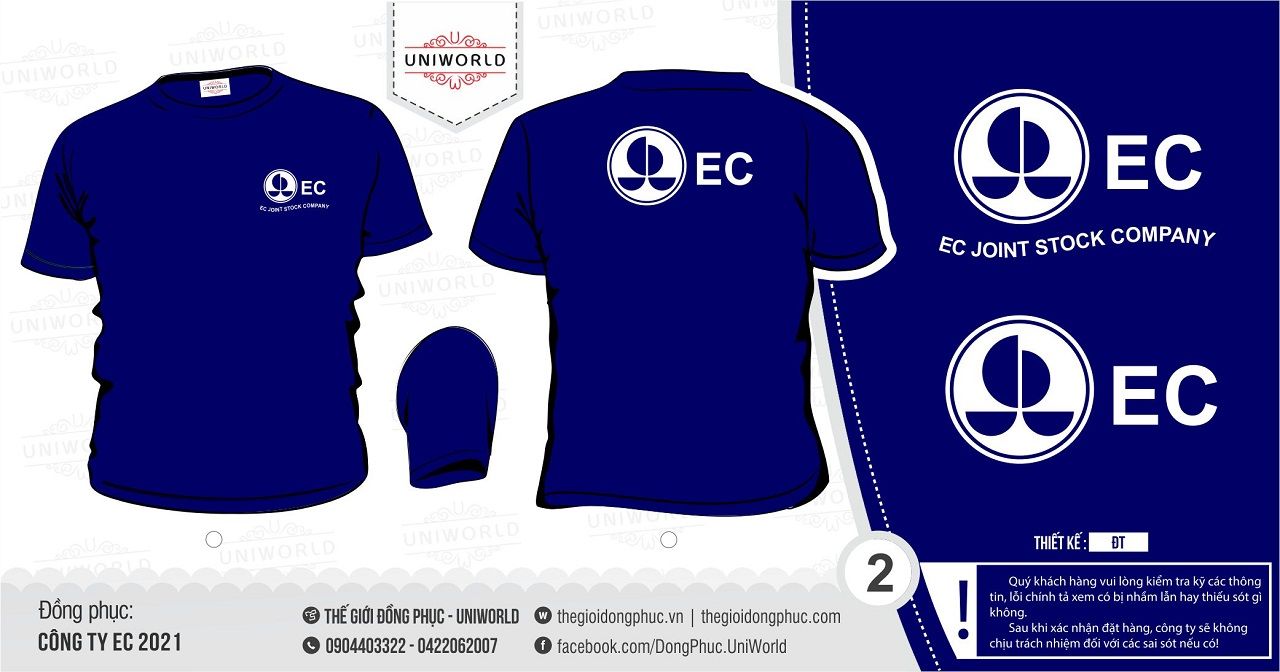 Áo phông công ty EC 2021