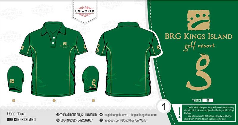 Đồng phục áo phông BRG Kings Island Golf Resort