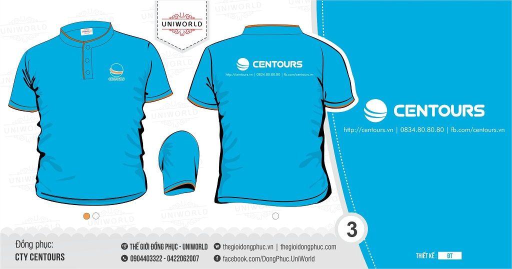 Áo phông đồng phục công ty Centours