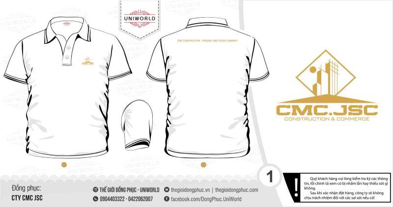 Đồng phục áo phông công ty CMC