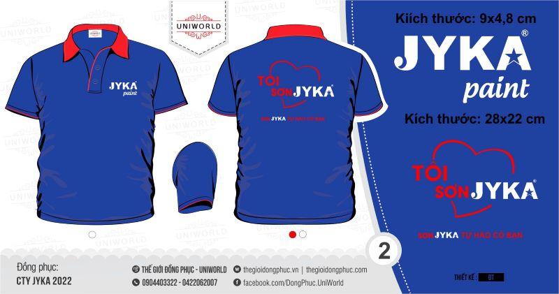 Đồng phục áo phông công ty Sơn Jyka