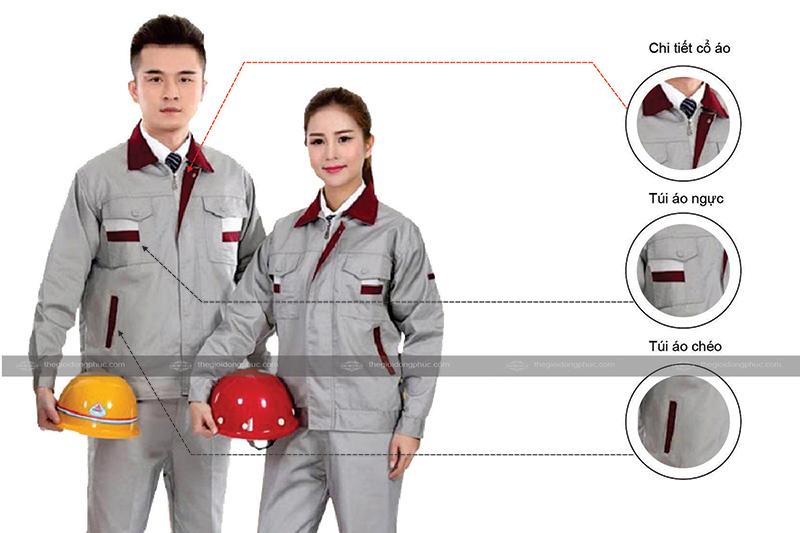 Đồng Phục Công Nhân – Vải Kaki NTT 65/35, Chống Bụi, Giá Gốc Xưởng