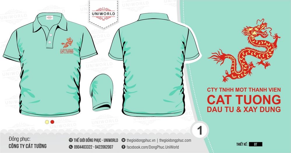 Đồng phục công ty Cát Tường