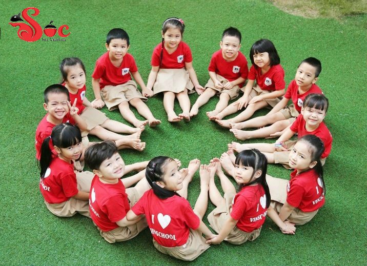 Đồng phục mầm non trường VinSchool