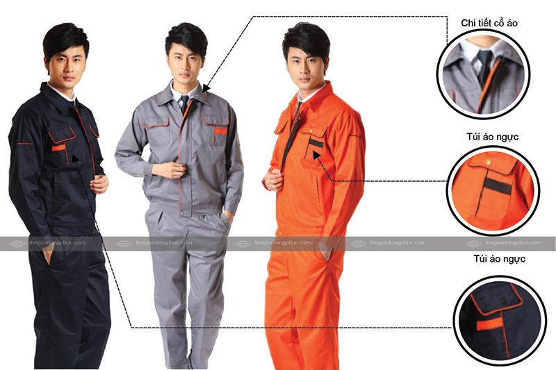 Mẫu áo đồng phục công nhân 36