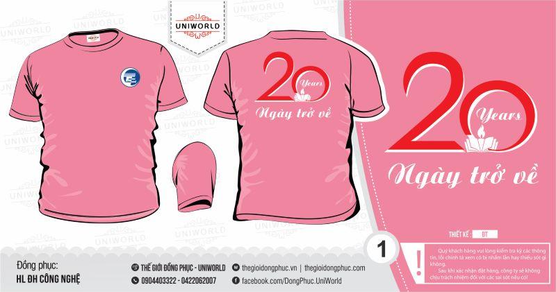 Áo họp lớp 20 năm ĐHCN GTVT