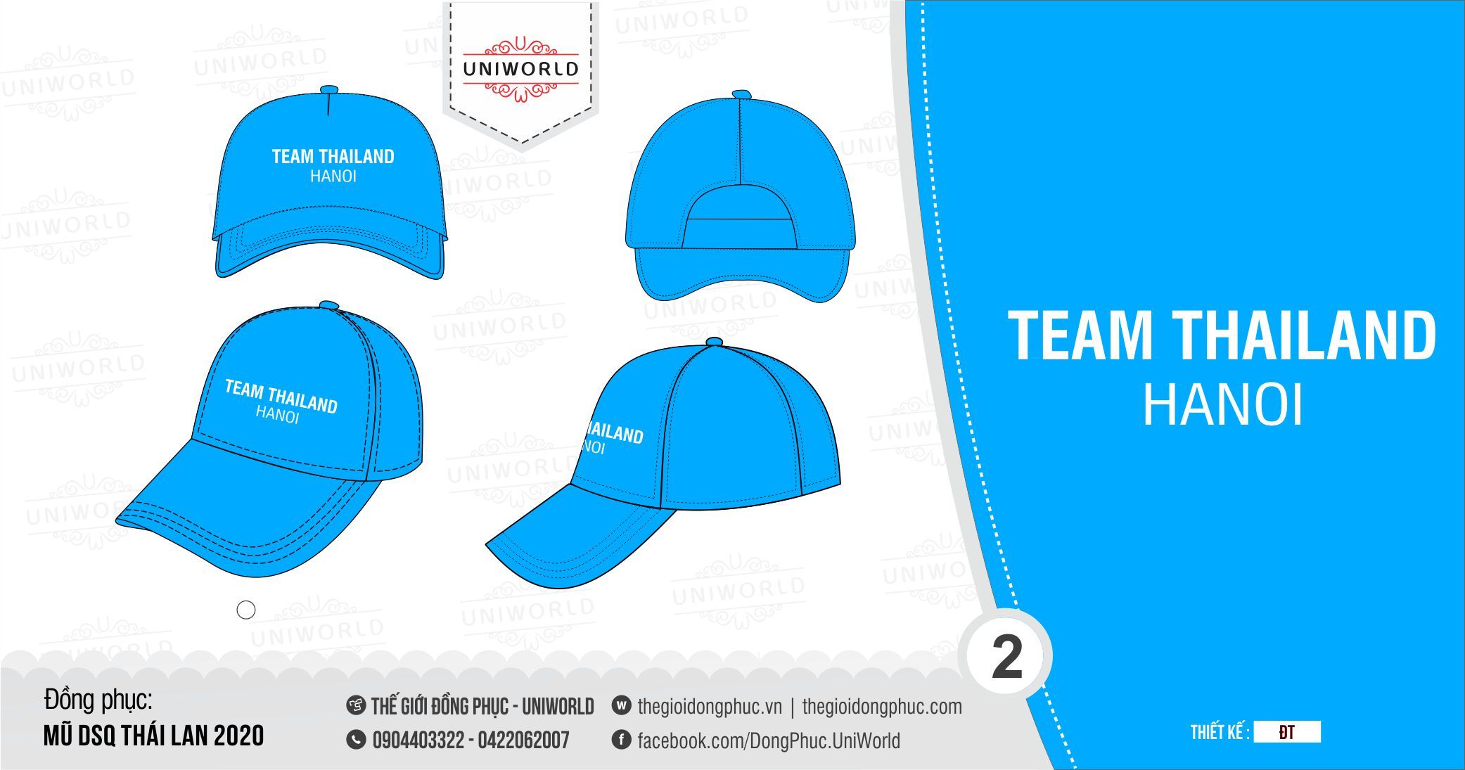 Mũ đồng phục team đi biển
