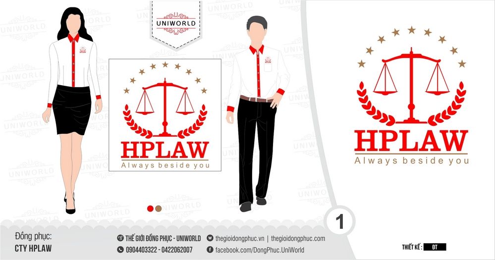 mẫu thiết kế đồng phục công ty đẹp năm 2019