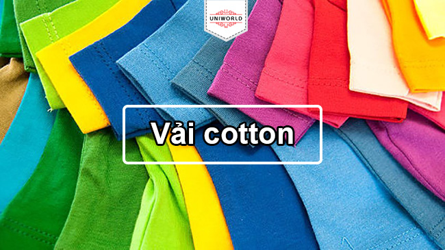 Vải cotton may đồng phục