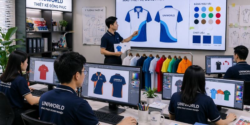 UniWorld có đội ngũ thiết kế áo đồng phục chuyên nghiệp